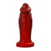 Вибратор Black&Red by TOYFA Monster Saur, силикон, красно-черный, 21,7 см