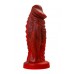 Вибратор Black&Red by TOYFA Monster Saur, силикон, красно-черный, 21,7 см