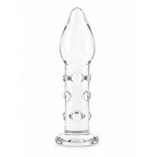 Стеклянная анальнаяи втулка, Lovetoy Glass Romance Clear, 13,5 см