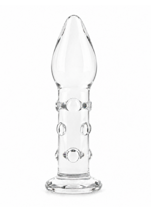 Стеклянная анальнаяи втулка, Lovetoy Glass Romance Clear, 13,5 см