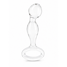 Стеклянная анальнаяи втулка, Lovetoy Glass Romance Clear, 7,5 см