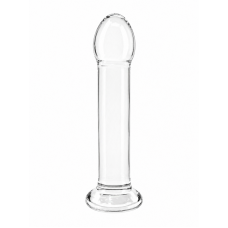 Стеклянный фаллоимитатор, Lovetoy Glass Romance Clear, 15 см