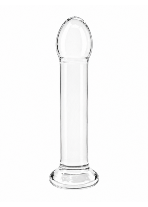 Стеклянный фаллоимитатор, Lovetoy Glass Romance Clear, 15 см