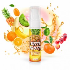 Съедобная гель-смазка TUTTI-FRUTTI для орального секса со вкусом экзотических фруктов 30г