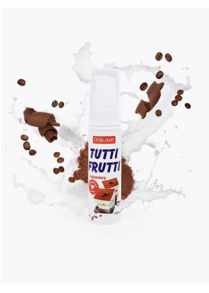 Съедобная гель-смазка TUTTI-FRUTTI для орального секса со вкусом тирамису, 30 гр