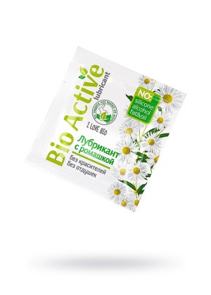 Гель-лубрикант «BIO ACTIVE» с ромашкой и д-пантенолом, 3 г.