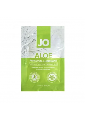 Лубрикант на водной основе с алоэ и гиалуроновой кислотой JO ALOE, 5 мл