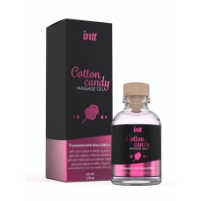 Съедобный гель для интимного массажа, 30 мл (сахарная вата), Intt Cotton Candy Massage Gel