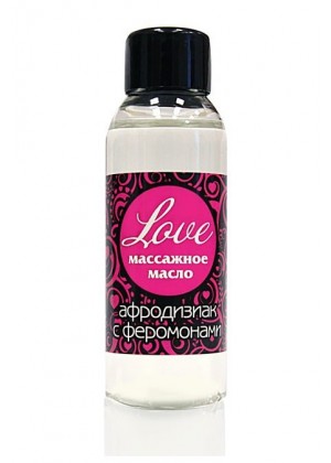 Масло массажное Love, с феромонами, 50 мл