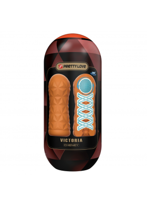 Мастурбатор с прокручивающим эффектом + шарик, "Pretty Love Caspar", оранжевый Мастурбатор с прокручивающим эффектом + шарик, "Pretty Love Caspar", оранжевый