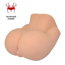 Мастурбатор реалистичный вагина+анус, XISE, TPR, телесный, 49,5 см, 16,5 кг