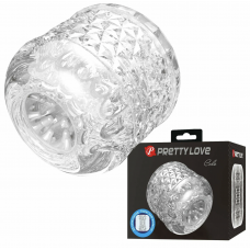 Нереалистичный мастурбатор с текстурированным каналом Cole, прозрачный