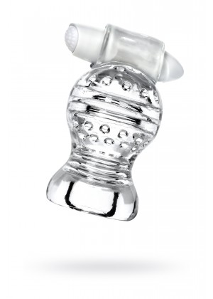 Мастурбатор нереалистичный Lingam by TOYFA Shakti, TPE, прозрачный, 9 см