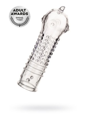 Насадка на пенис A-Toys by TOYFA Dond, TPR, прозрачный, 14,7 см