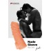 Насадка реалистичная KOKOS NUDE SLEEVE с дополнительной стимуляцией, TPE, телесная, 10 см