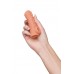 Насадка реалистичная KOKOS NUDE SLEEVE с дополнительной стимуляцией, TPE, телесная, 10 см