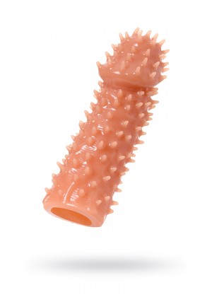 Насадка KOKOS с дополнительной стимуляцией, реалистичная,TPE, телесный, 14.7 см Насадка KOKOS с дополнительной стимуляцией, реалистичная,TPE, телесный, 14.7 см