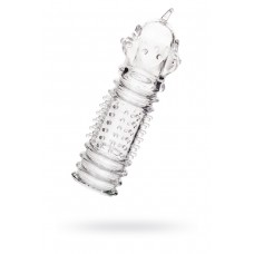 Насадка на пенис A-Toys by TOYFA Baldi, TPR, прозрачный, 15,3 см