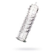 Насадка на пенис A-Toys by TOYFA Kors, TPR, прозрачный, 15,3 см