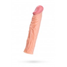 Насадка на пенис TOYFA A-Toys , SoftSkin, Телесный, 19,5 см
