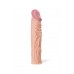 Насадка на пенис TOYFA A-Toys , SoftSkin, Телесный, 19,5 см