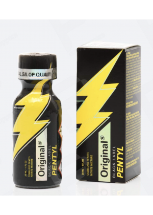 Попперс Original Black label Pentyl 30 мл.