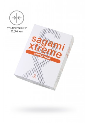 Презервативы Sagami, xtreme, 0.04, латекс, 19 см, 5,4 см, 3 шт. Презервативы Sagami, xtreme, 0.04, латекс, 19 см, 5,4 см, 3 шт.