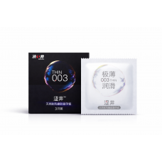 Ультратонкие презервативы DryWell 0,03 мм., латекс, 3 шт.