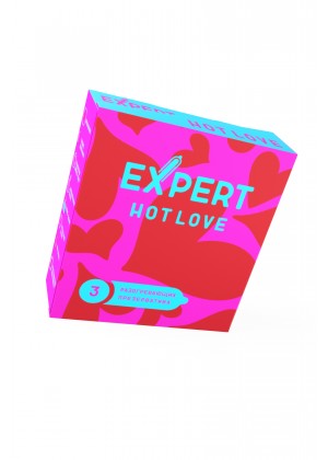 Презервативы EXPERT Hot Love, с разогревающим эффектом , 3 шт