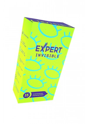 Презервативы EXPERT Invisible, ультратонкие, 15 шт Презервативы EXPERT Invisible, ультратонкие, 15 шт