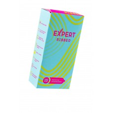 Презервативы EXPERT Ribbed, ребристые, 15шт