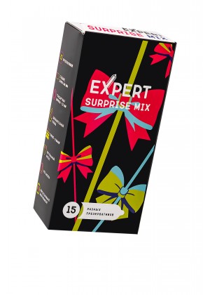 Презервативы EXPERT Surprise Mix, секретный микс, 15 шт Презервативы EXPERT Surprise Mix, секретный микс, 15 шт