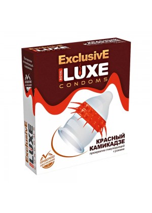 Презервативы Luxe Exclusive Красный камикадзе №1, 1 шт.