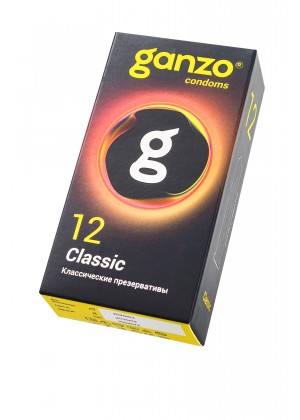 Презервативы Ganzo, classic, классические, латекс, двойная смазка, 18,5 см, 5,2 см, 12 шт. Презервативы Ganzo, classic, классические, латекс, двойная смазка, 18,5 см, 5,2 см, 12 шт.