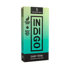 Презервативы из натурального латекса, продлевающего действия, Indigo Over-Tame, 5 шт.