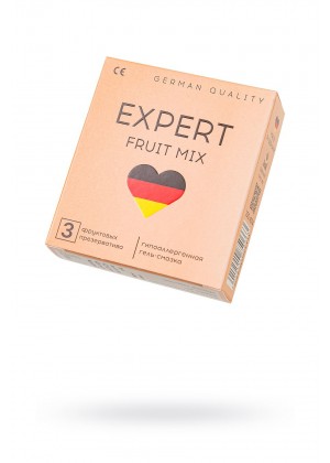 Презервативы EXPERT Fruit Mix Germany 3 шт. (фруктовые ароматизированные)