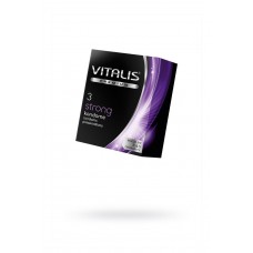 Презервативы Vitalis, premium, ультрапрочные, 18 см, 5,3 см, 3 шт.