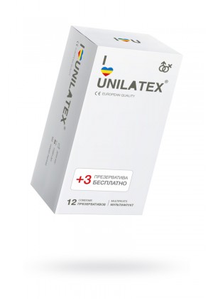 Презервативы Unilatex, multifrutis, аромат, цветные, 19 см, 5,4 см, 15 шт.