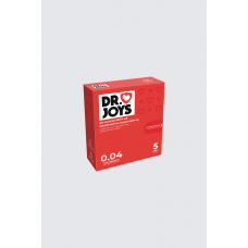 Презервативы DR JOYS, сверхпрочные, (тонкие) классическая толщина 0.04 мм, 5 шт.