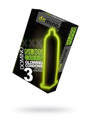 Неоновые презервативы Luxe DOMINO NEON №3