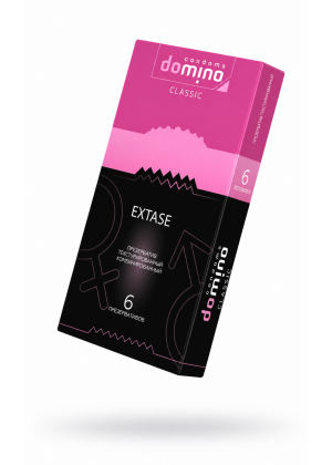 Презервативы DOMINO CLASSIC Extase, текстурированные, 6 шт