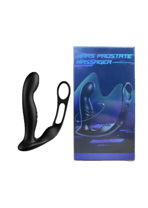 Массажер простаты MARS Prostate Massager с эрекционным кольцом Массажер простаты MARS Prostate Massager с эрекционным кольцом