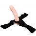Телесный фаллоимитатор на трусиках «Jessica Strap-On», длина 15.5 см, диаметр 4 см