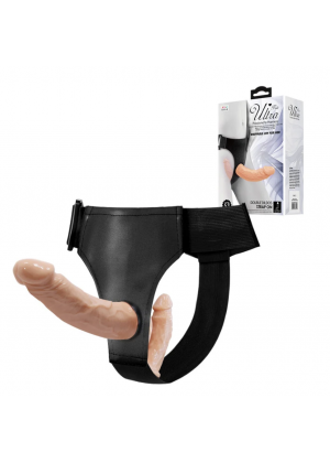 Двойной реалистичный страпон, Passionate harness, 13,5/10,2 см