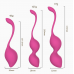 Набор вагинальных шариков, Grina, 3 шарика, фиолетовые Набор вагинальных шариков, Grina, 3 шарика, фиолетовые