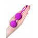Вагинальные шарики с ресничками JOS NUBY, силикон, фиолетовый, 3,8 см, 158гр.