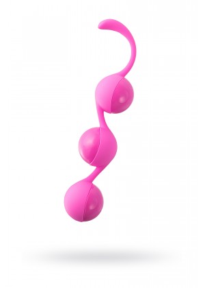 Вагинальные шарики Seven Creations, силикон, розовые, Ø 3,5 см