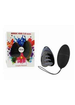 Виброяйцо с дистанционным управлением, Magic Egg 3.0 Black 10 Modes Виброяйцо с дистанционным управлением, Magic Egg 3.0 Black 10 Modes