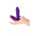 Вибратор A-Toys by TOYFA Fash с клиторальным стимулятором, силикон, фиолетовый, 12 см