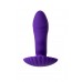 Вибратор A-Toys by TOYFA Fash с клиторальным стимулятором, силикон, фиолетовый, 12 см